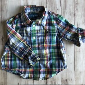 12 month Ralph Lauren button down shirt